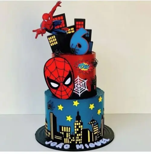 Arquivo Corte Topo de Bolo Homem Aranha