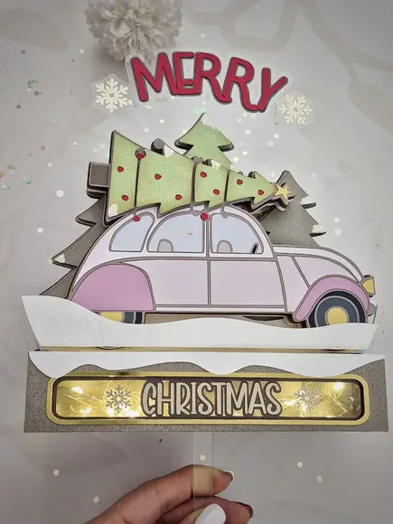 Arquivo Corte Topo de Bolo Natal