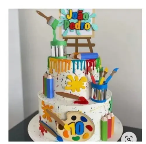 Arquivo Corte: Topo de Bolo Formatura Abc 3d 02