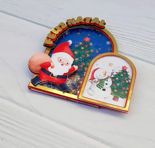 Arquivo Corte: Topo de Bolo Meu 1º Natal Menino Baby 098