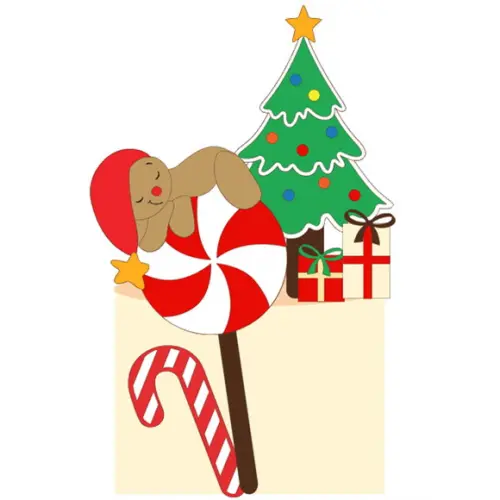 Arquivo Corte: Topo de Bolo Natal 080