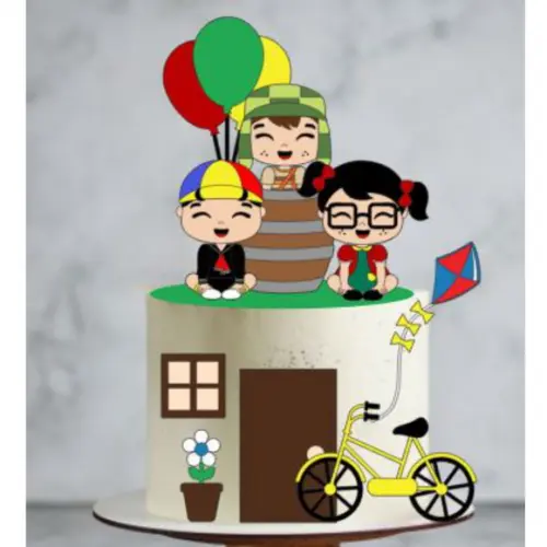 Arquivo Corte: Topo de Bolo Turma do Chaves 02
