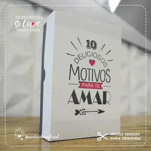 Arquivo de Corte: Caixa 10 Motivos para Amar
