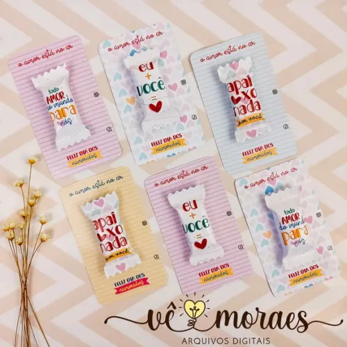 Arquivo de Corte: Card Balinhas Dia dos Namorados 004