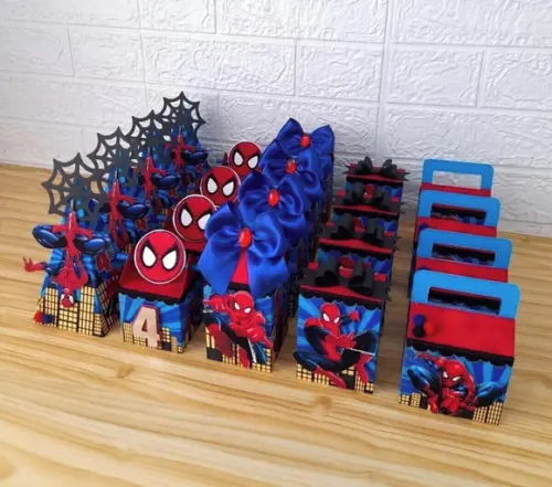 Arquivo de Corte: Kit Caixinha Homem Aranha 02