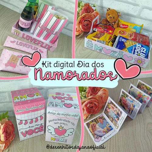 Arquivo de Corte: Kit Digital Dia dos Namorados 026
