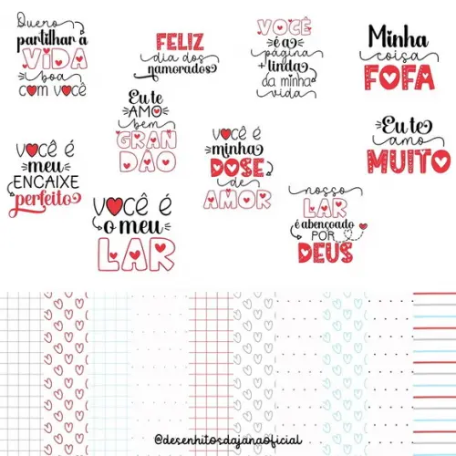 Arquivo de Corte: Kit Digital Dia dos Namorados 030