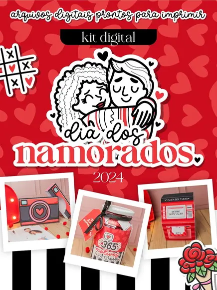 Arquivo de Corte: Kit Digital Dia dos Namorados 066
