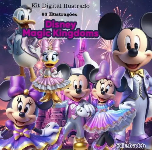 Arquivo de Corte: Kit Digital Disney