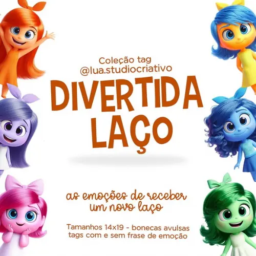 Arquivo de Corte: Kit Digital Divertidamente