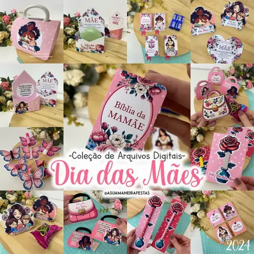 Arquivo de Corte: Lembrancinha Dia das Mães 024
