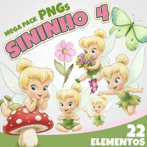 Arquivo de Corte: Mega Pack Tinker Bell