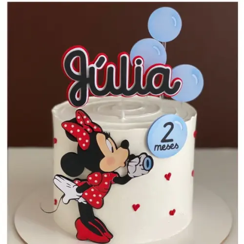 Arquivo de Corte: Topo de Bolo Baby Minnie 05