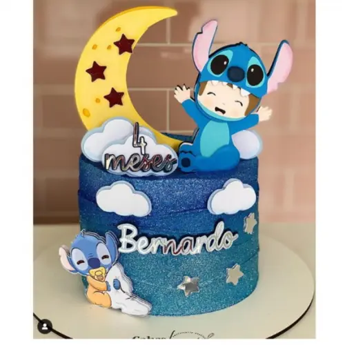 Arquivo de Corte: Topo de Bolo Baby Stitch