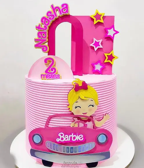 Arquivo de Corte: Topo de Bolo Barbie 006