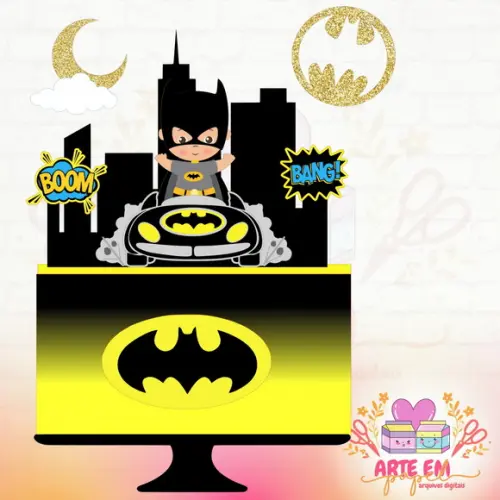 Arquivo de Corte: Topo de Bolo Batman 005