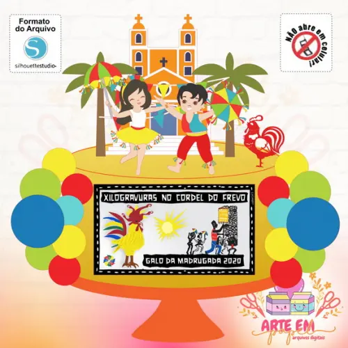 Arquivo de Corte: Topo de Bolo Carnaval 011
