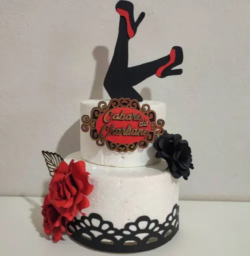 Arquivo de Corte: Topo de Bolo Chá de Lingerie 005