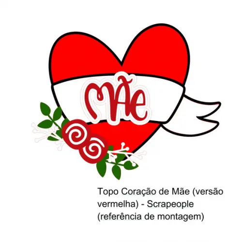 Arquivo de Corte: Topo de Bolo Dia das Mães 024