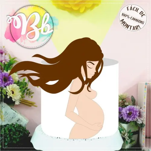 Arquivo de Corte: Topo de Bolo Dia das Mães 037
