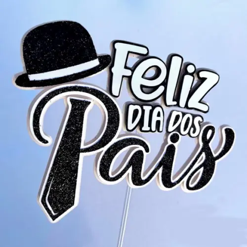Arquivo de Corte: Topo de Bolo Feliz Dia dos Pais 04