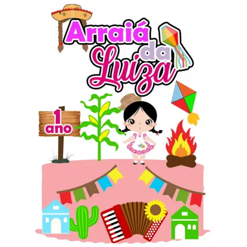 Arquivo de Corte: Topo de Bolo Festa Junina 21