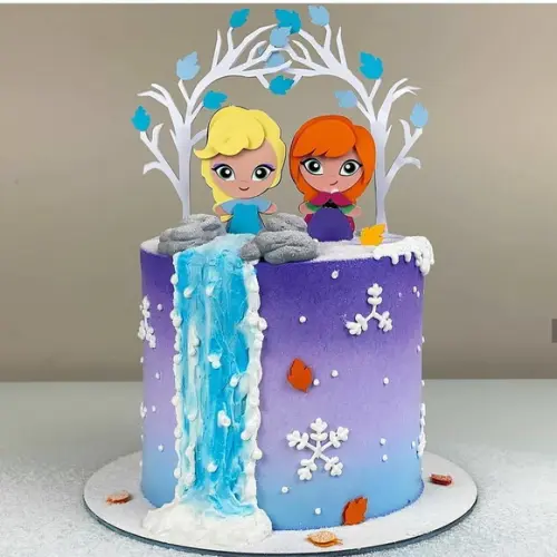 Arquivo de Corte: Topo de Bolo Frozen 008