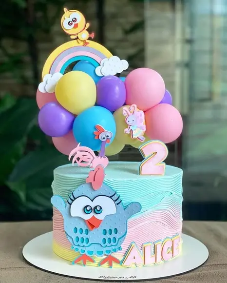 Arquivo de Corte: Topo de Bolo Galinha Pintadinha Baby
