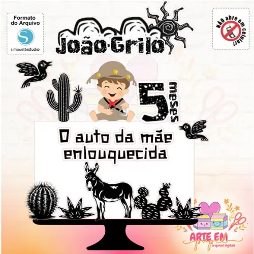 Arquivo de Corte: Topo de Bolo o Auto da Mãe Elouquecida