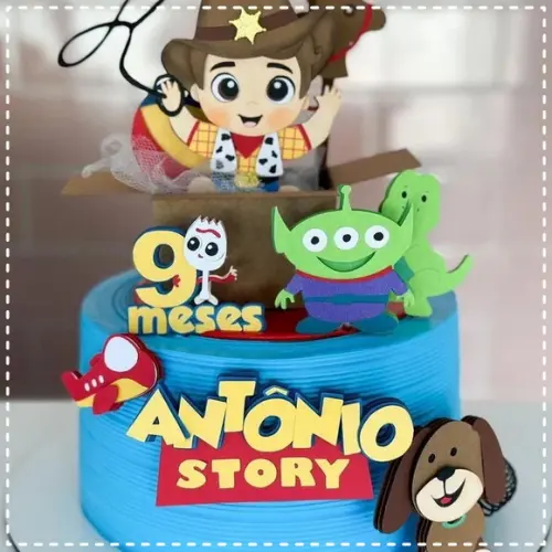 Arquivo de Corte: Topo de Bolo Toy Store 001