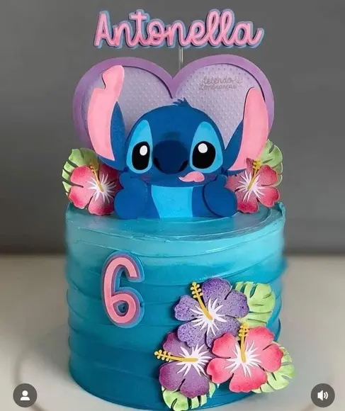 Arquivo de Corte: Topo de Lilo Stitch 005