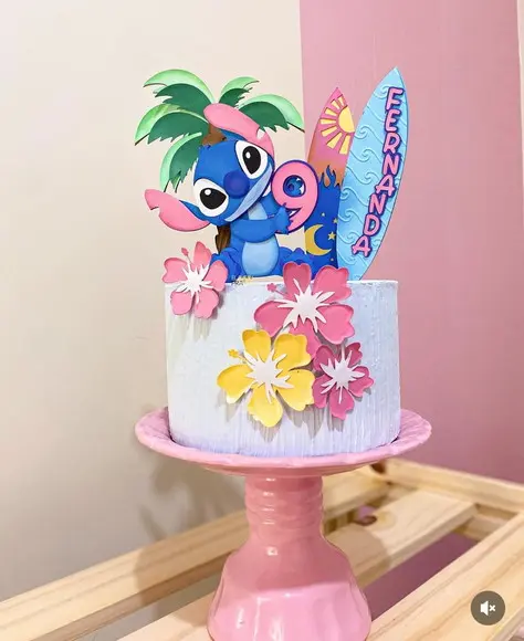 Arquivo de Corte: Topo de Lilo Stitch 009