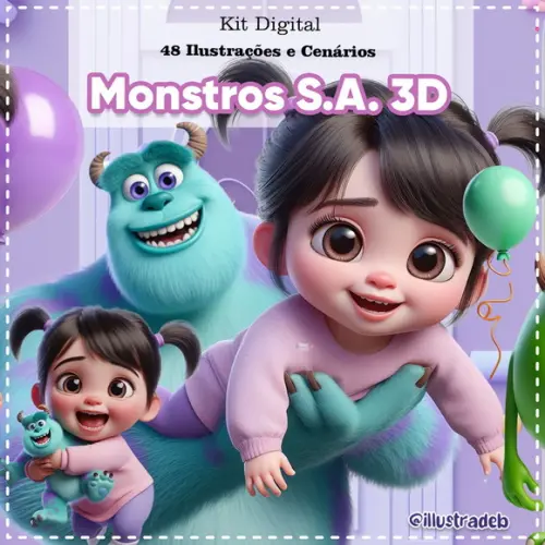 Arquivo de Cortecorte: Kit Digital Mosntro Sa