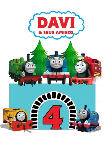 Arquivo de Cortecorte: Topo de Bolo Thomas e Seus Amigos
