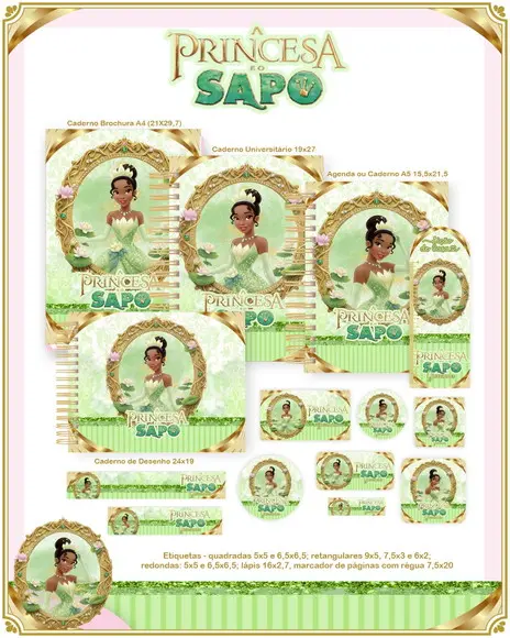 Volta às Aulas Kit a Princesa e o Sapo