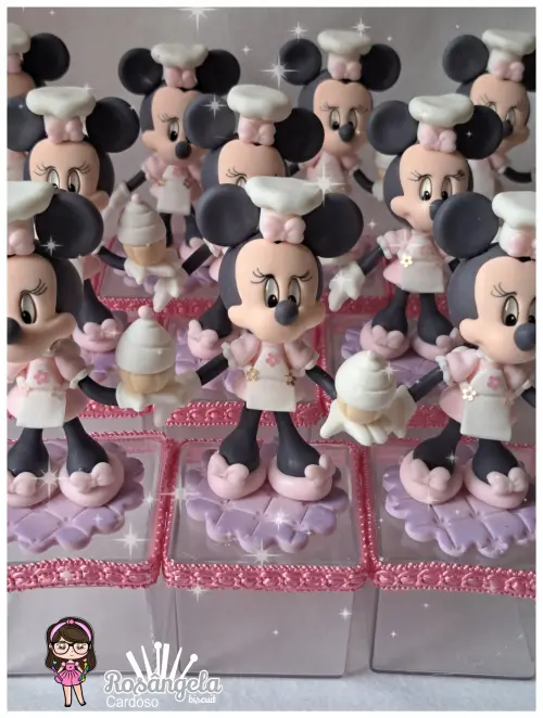 Lembrancinha Minnie Confeiteira