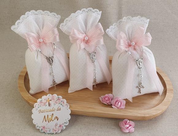 Kit 20 Unidades Saches Perfumados + Mini Terço - Embalados