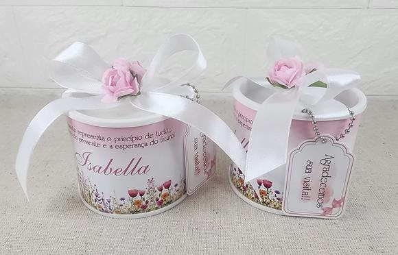 Tubo Lata Personalizado - Jardim