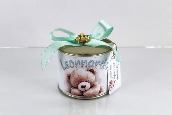 Tubo Lata Personalizado - Ursinho Dorminhoco
