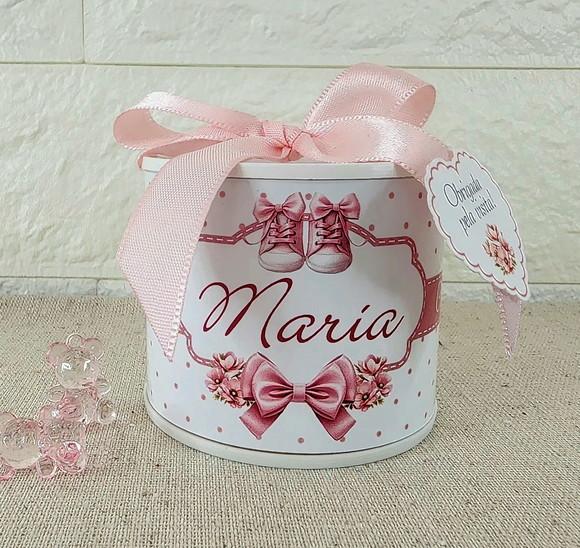 Tubos Lata Personalizado - Sapatinho