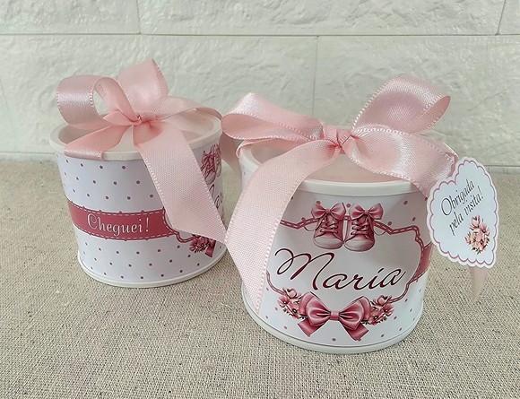 Tubos Lata Personalizado - Sapatinho