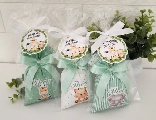 Kit 30 Saches Personalizados - Safari