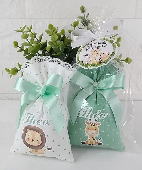 Kit 30 Saches Personalizados - Safari