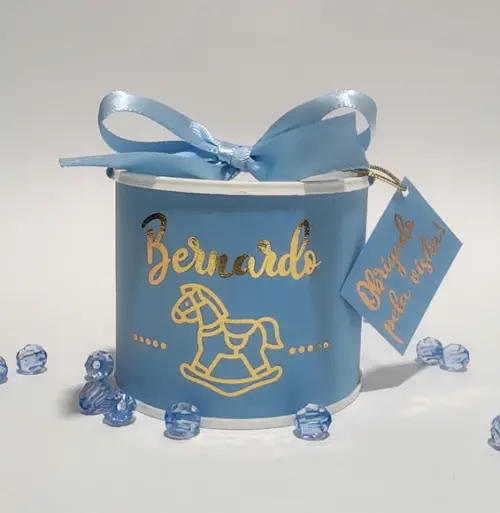 Kit Tubo Lata Personalizados - Cavalinho - 20 Unidades
