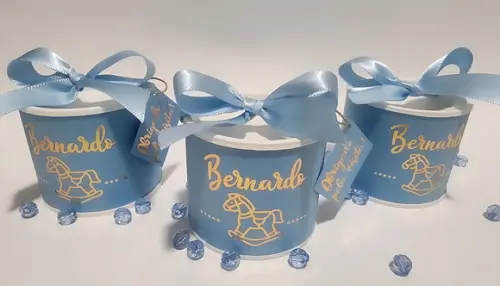 Kit Tubo Lata Personalizados - Cavalinho - 20 Unidades
