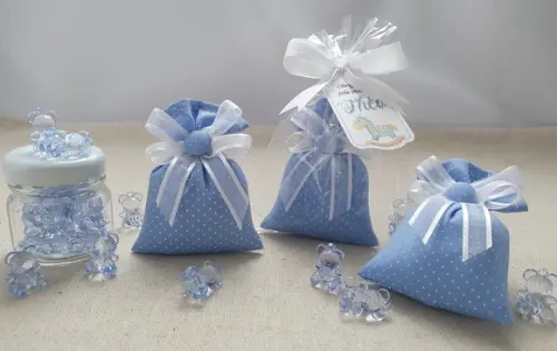 Mini Sache Perfumado com Laço em Voal