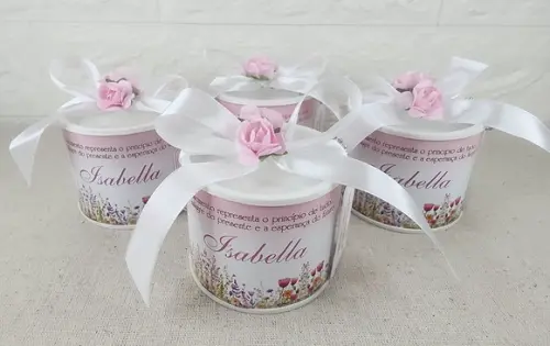 Tubo Lata Personalizado - Jardim