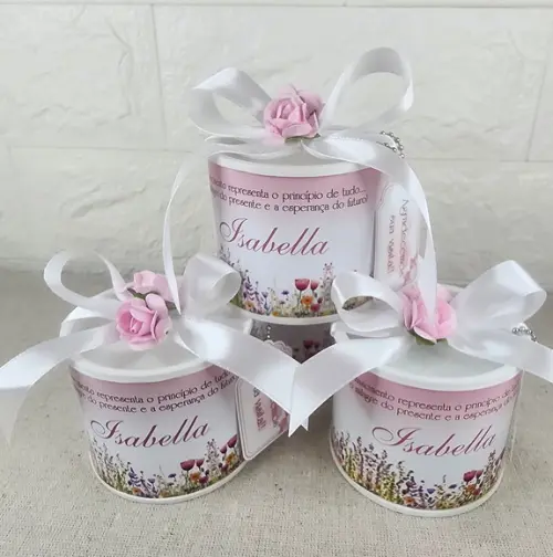 Tubo Lata Personalizado - Jardim