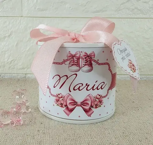 Tubos Lata Personalizado - Sapatinho