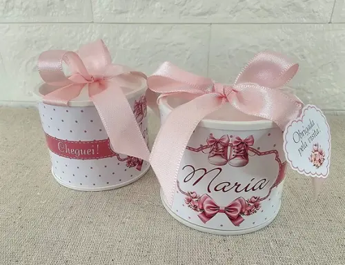 Tubos Lata Personalizado - Sapatinho